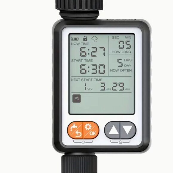 Sprinkler Timer for Garden Hose, 10 Programmable Water Timer with with Auto Rain - Picture 1 of 13